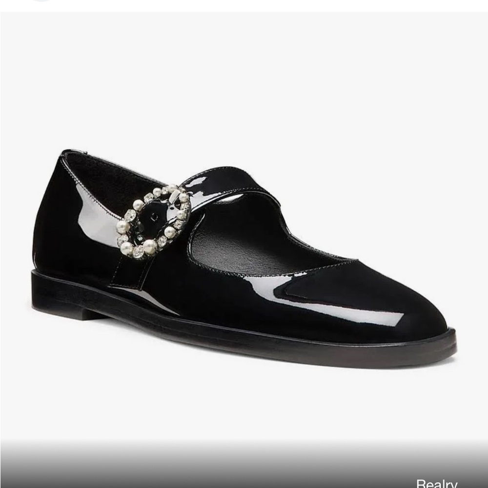 Stuart Weitzman Lorelai Crystal MaryJanes size 6